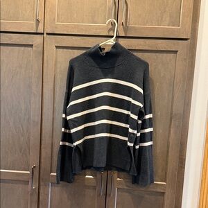 Banana Republic Funnel Neck Striped Sweater